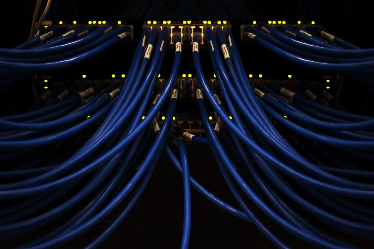 Data-centre server aisle